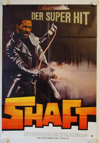 Shaft original release german movie poster